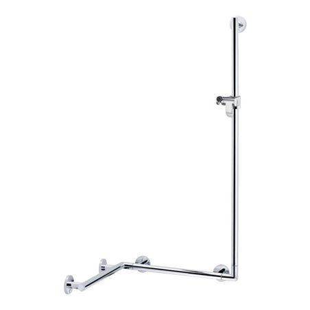 Keuco Duschhandlauf Plan Care m BrSt, r/l pos., 597/680/1265mm, vc