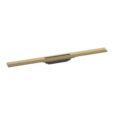 hansgrohe RainDrain Flex Duschrinne 800mm, brush. bronze, Fertigset, kürzbar