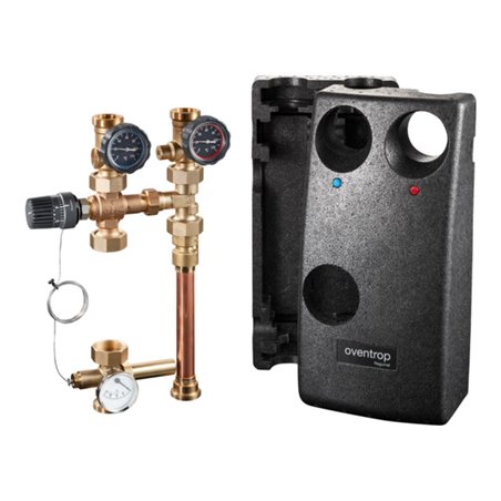 Oventrop Anbindesystem Regumat RTA-180 DN 25, Wilo-Yonos PARA RS 25/6