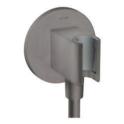 hansgrohe Portereinheit Axor Fixfit rd, m RV, int Haltefunkt., brush. bla vc