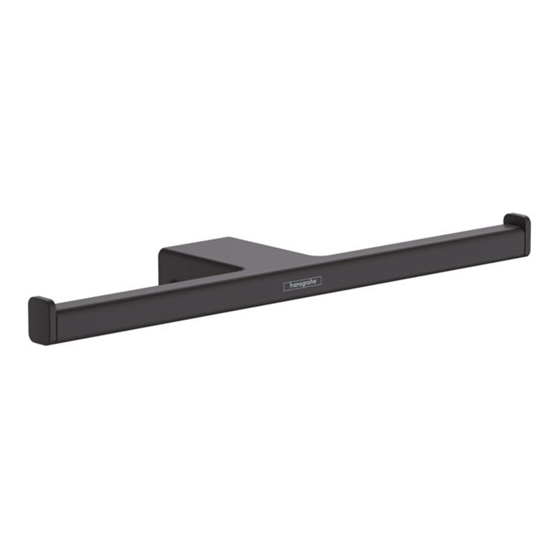 hansgrohe Papierrollenhalter AddStoris dopp., Wandmontage, Metall, mattschwarz