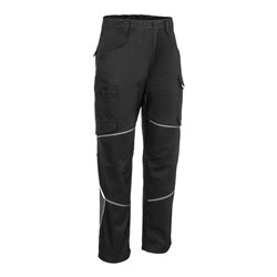 Kübler Damenhose ICONIQ schwarz/anthrazit Form 2540