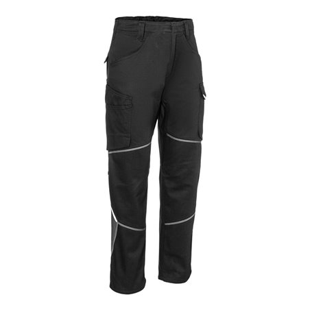 Kübler Damenhose ICONIQ schwarz/anthrazit Form 2540