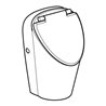Geberit Urinal Renova S m De., Ab. hi o u, Zul. hi., we. K-Tect