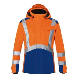Kübler Hardshelljacke REFLECTIQ PSA 2 warnorange/kbl.blau Form 1327
