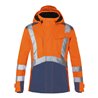 Kübler Hardshelljacke REFLECTIQ PSA 2 warnorange/dunkelblau Form 1327