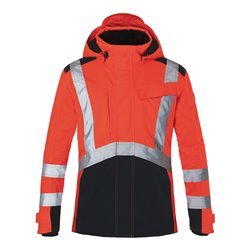 Kübler Hardshelljacke REFLECTIQ PSA 2 warnrot/schwarz Form 1327