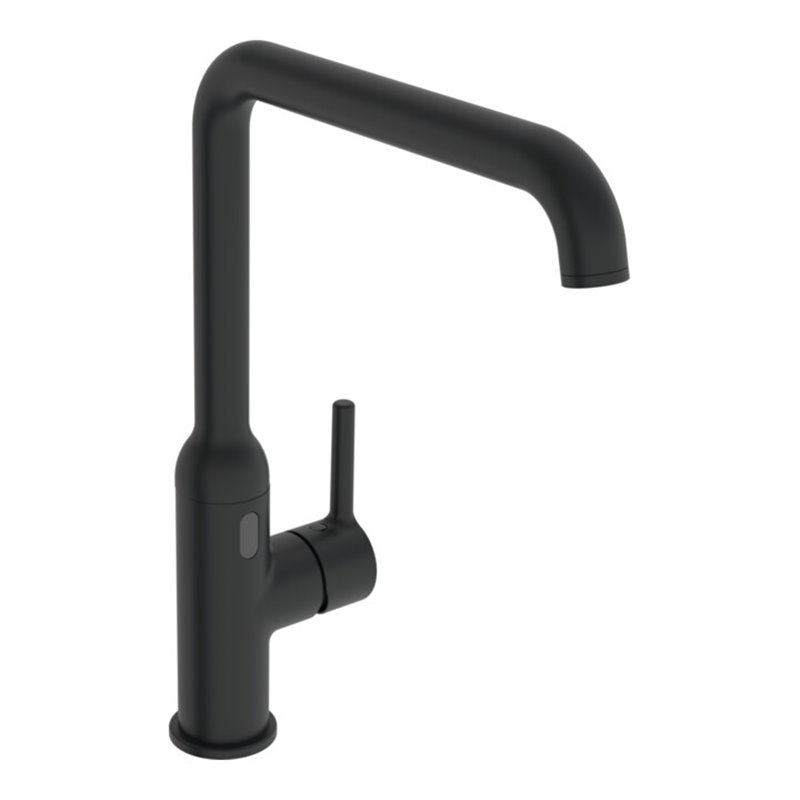 Hansa Spültisch-Einhebelmischer HANSAVANTIS Style Hybrid Hyb./Netzteil/Bluet., A 255mm, matt-sw