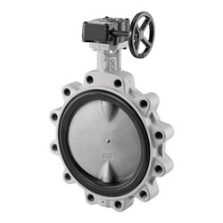 Oventrop Mittelflanschklappe DN 350, PN 16, Getriebeübersetzung