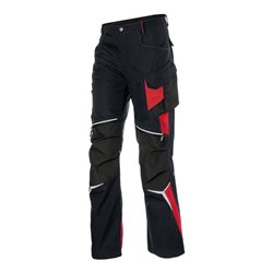 Kübler Hose BODYFORCE PRO PSA 2 schwarz/mittelrot Form 2125