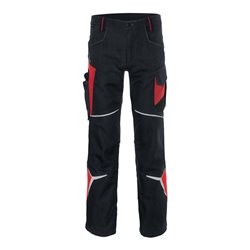 Kübler Hose BODYFORCE schwarz/mittelrot Form 2225