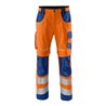 Kübler Hose REFLECTIQ PSA 2 warnorange/kbl.blau Form 2207