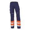 Kübler Hose REFLECTIQ Klasse 1 warnorange/dunkelblau Form 2208