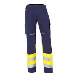 Kübler Hose REFLECTIQ Klasse 1 warngelb/dunkelblau Form 2208