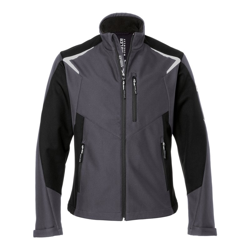 Kübler Jacke Ultrashell BODYFORCE anthrazit/schwarz Form 1625