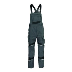 Kübler Latzhose ACTIVIQ cotton+ anthrazit/schwarz Form 3450