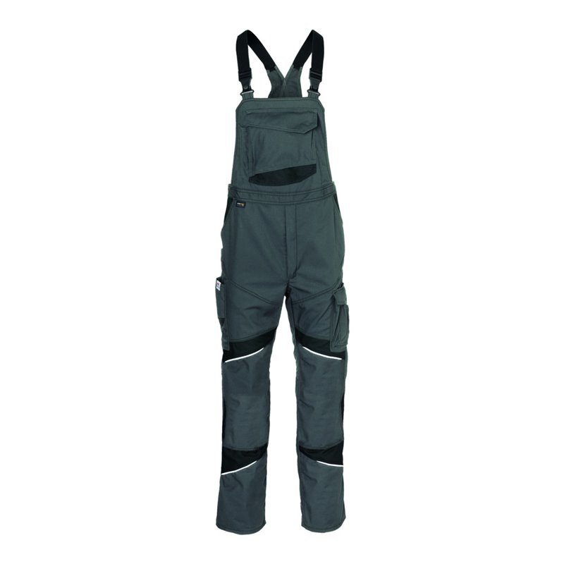 Kübler Latzhose ACTIVIQ cotton+ anthrazit/schwarz Form 3450