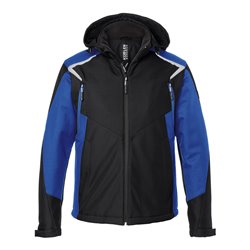 Kübler Jacke Winter Softshell BODYFORCE schwarz/kbl.blau Form 1325