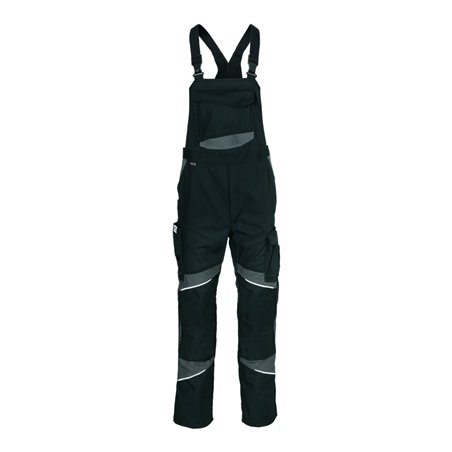 Kübler Latzhose ACTIVIQ cotton+ schwarz/anthrazit Form 3450