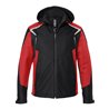 Kübler Jacke Winter Softshell BODYFORCE schwarz/mittelrot Form 1325
