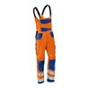 Kübler Latzhose REFLECTIQ PSA 2 warnorange/kbl.blau Form 3207