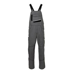 Kübler Latzhose ICONIQ cotton anthrazit/schwarz Form 3140