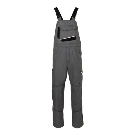 Kübler Latzhose ICONIQ cotton anthrazit/schwarz Form 3140