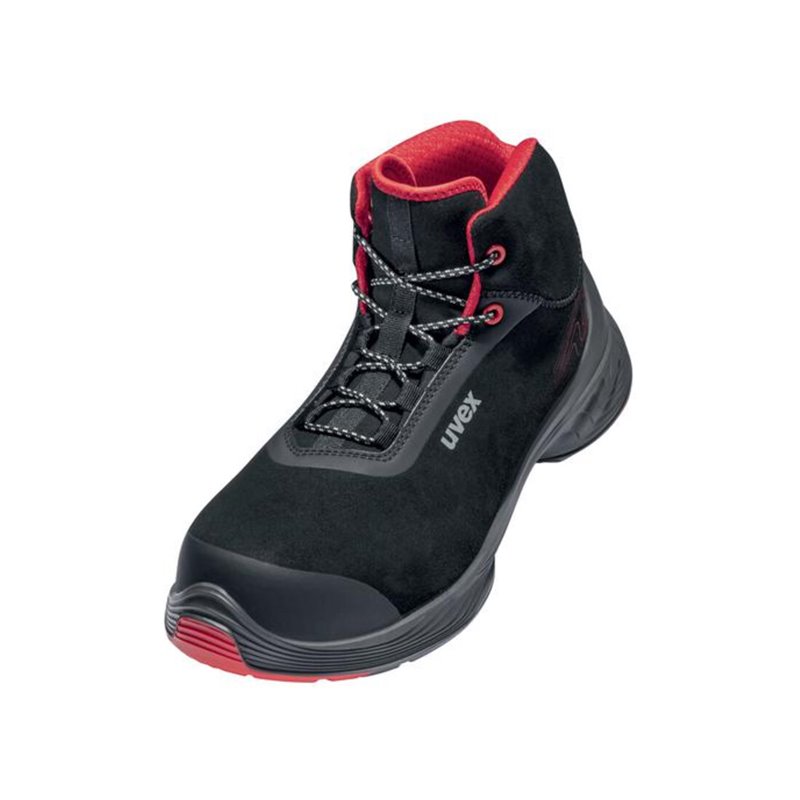 Uvex Sicherheitsstiefel S3 SRC uvex 1 G2 aus Mikrovelours, uvex xenova® Kunststoffkappe, Weite 11