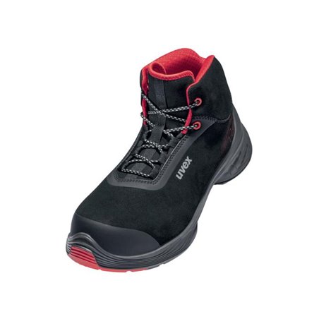 Uvex Sicherheitsstiefel S3 SRC uvex 1 G2 aus Mikrovelours, uvex xenova® Kunststoffkappe, Weite 11