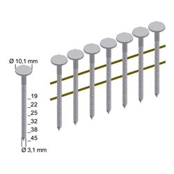 Prebena Dachpappnägel CNZ31/25VZRI feuerverzinkt