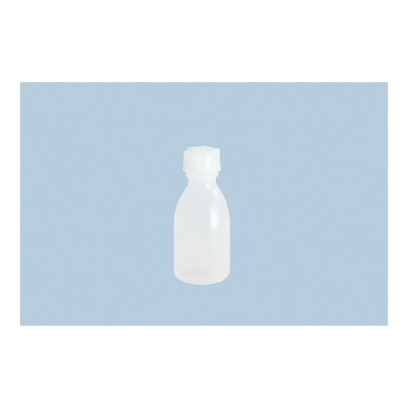 Hünersdorff Enghalsflasche 100 ml, LD-PE naturfarben, rund