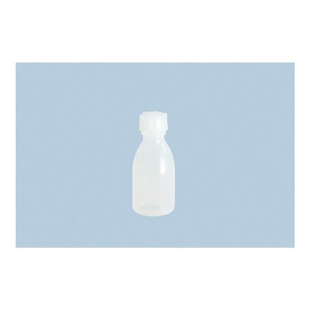 Hünersdorff Enghalsflasche 100 ml, LD-PE naturfarben, rund