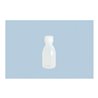 Hünersdorff Enghalsflasche 100 ml, LD-PE naturfarben, rund