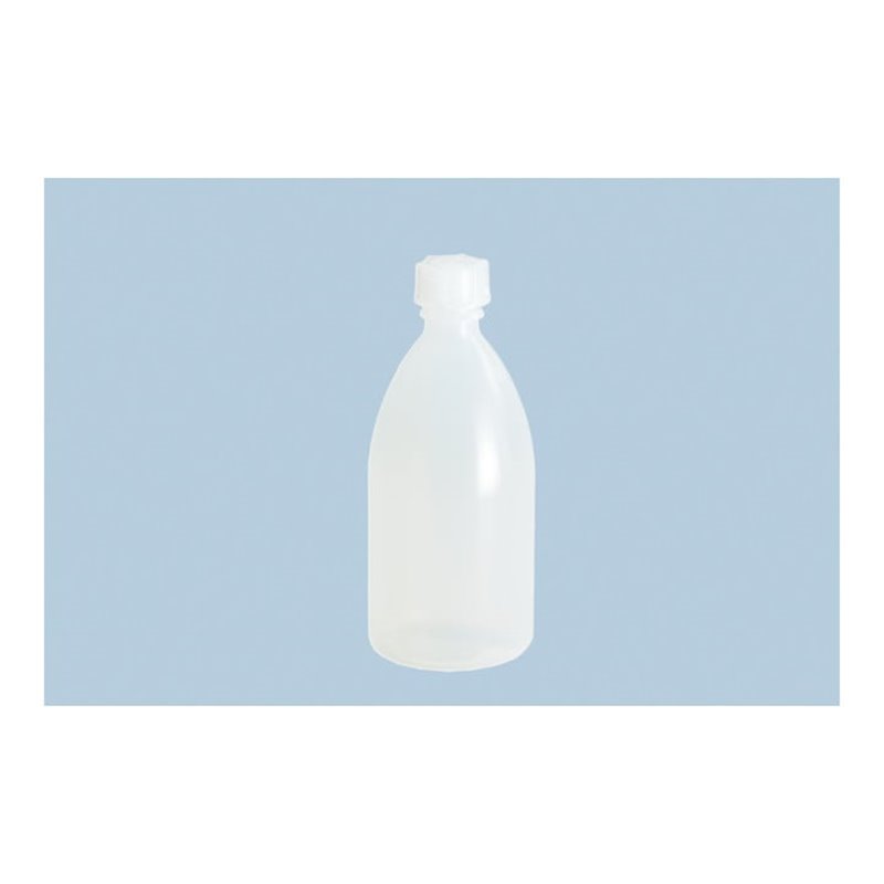 Hünersdorff Enghalsflasche 250 ml, LD-PE naturfarben, rund