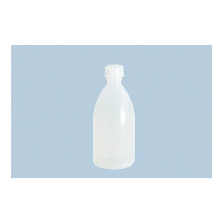 Hünersdorff Enghalsflasche 250 ml, LD-PE naturfarben, rund