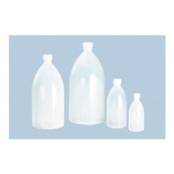 Hünersdorff Enghalsflasche 250 ml, LD-PE naturfarben, rund