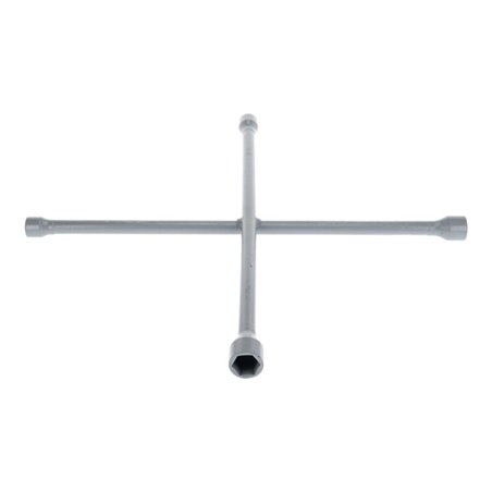 Gedore Kreuzsteckschlüssel, für LKW/Bus/Traktor, SW 19 x 24 x 22 x 27 mm, Radkreuzschlüssel, Reifenwechsel, Werkzeug, 28 CU