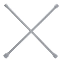 Gedore Kreuzsteckschlüssel, für LKW/Bus/Traktor, SW 19 x 24 x 22 x 27 mm, Radkreuzschlüssel, Reifenwechsel, Werkzeug, 28 CU