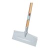 Idealspaten Schneeräumer 180 x 500 mm aus Stahlblech mit Buchenstiel