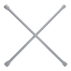 Gedore Kreuzsteckschlüssel, für LKW/Bus/Traktor, SW 24 x 27 x 30 x 32 mm, Radkreuzschlüssel, Reifenwechsel, Werkzeug, 28 LM