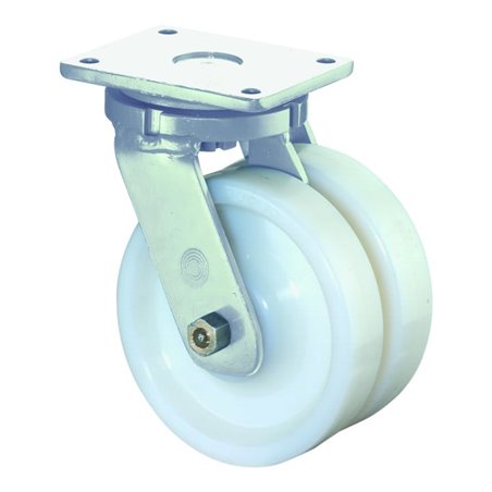 BS Rollen Schwerlastdoppelrolle S100.B15.251 Lenkrolle, Raddurchmesser 250 mm,