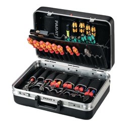 Parat Schalenkoffer ABS, 465x310x170mm, mit Alu.-Rahmen, schwarz