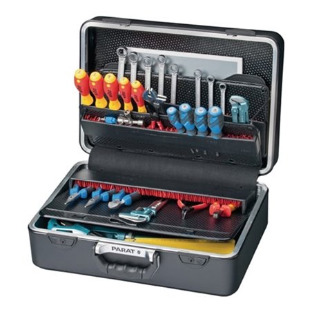 Parat Schalenkoffer X-ABS, 460x310x170mm, Doppel-Alu.-Rahmen,schwarz