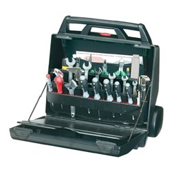 Werkzeugtasche mobil 465x210x355mm Teleskop-Griff PARAT schwarz