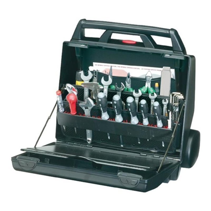 Werkzeugtasche mobil 465x210x355mm Teleskop-Griff PARAT schwarz