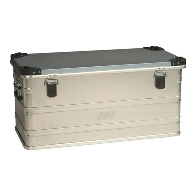 Alutec Aluminiumbox 91l 782x385x379mm m.Gummidichtung 6,1kg m.Stapelecken