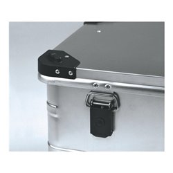 Alutec Aluminiumbox 47l 582x385x277mm m.Gummidichtung 4,5kg m.Stapelecken