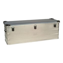 Alutec Aluminiumbox 163l 1182X385X412mm m.Gummidichtung 9,5kg m.Stapelecken