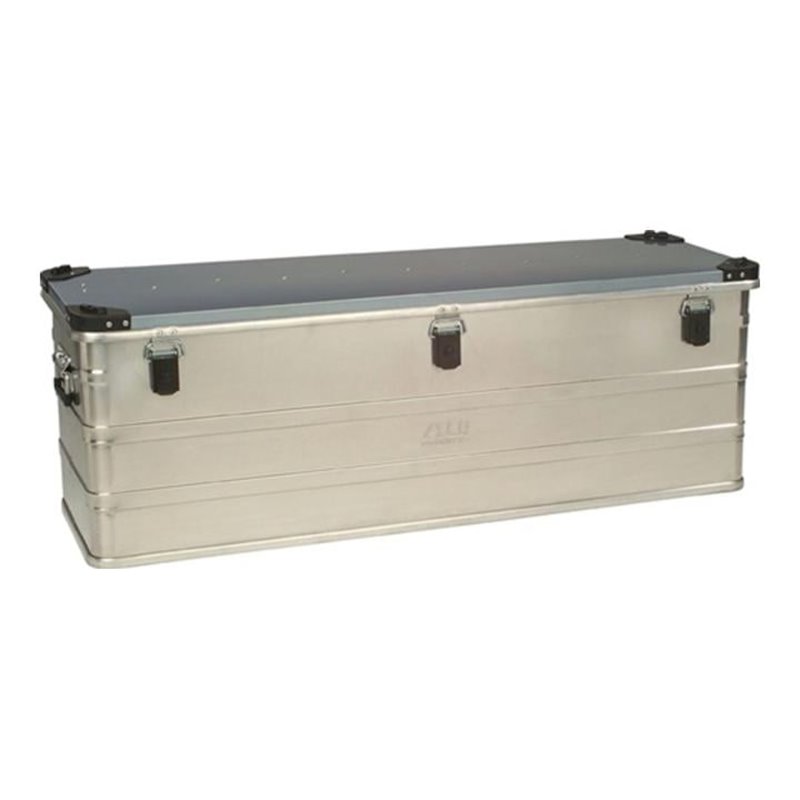 Alutec Aluminiumbox 163l 1182X385X412mm m.Gummidichtung 9,5kg m.Stapelecken