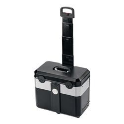 Werkzeugkoffer 450x260x385mm rollbar m. CP-7 Werkzeughaltern Klappversion